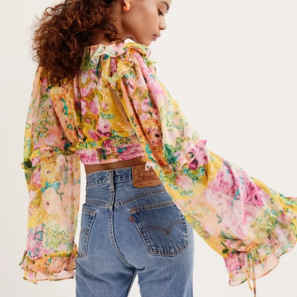For Love And Lemons Nina Top Size XXS NWT - Picture 5 of 8